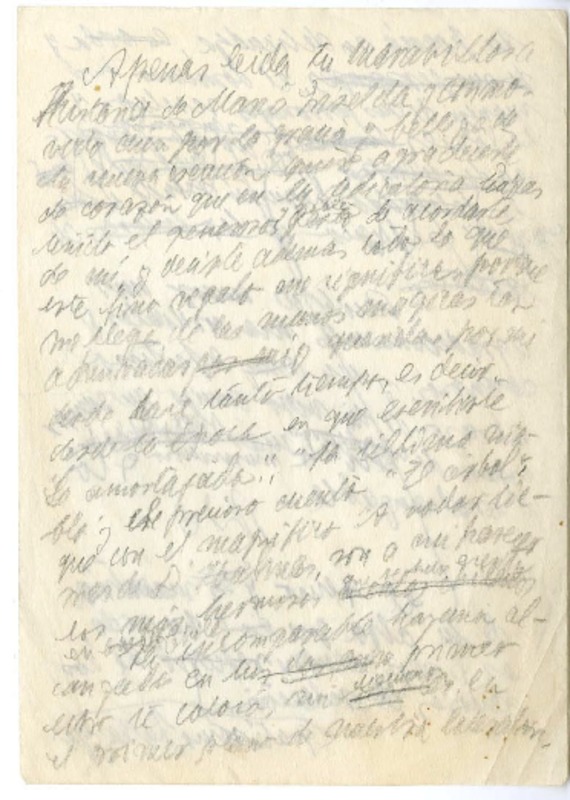 [Carta] [1970] Viña del Mar, Chile [a] María Luisa Bombal  [manuscrito] Juan Guzmán Cruchaga.