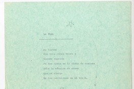 La fuga  [manuscrito] Luis Jaime Quezada Ruiz.