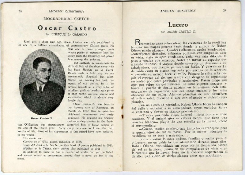 Lucero por Oscar Castro Z. Lucero por Oscar Castro Z.