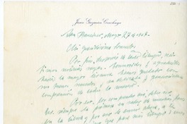 [Carta] 1947 mayo 27, San Francisco, California [a] Consuelo  [manuscrito] Juan Guzmán Cruchaga.