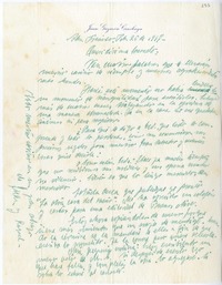 [Carta] 1947 febrero 25, San Francisco, California [a] Consuelo  [manuscrito] Juan Guzmán Cruchaga.