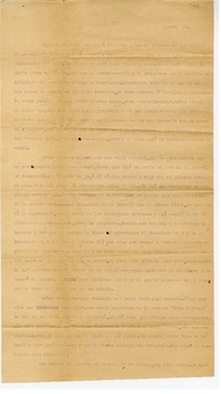 [Carta] [entre 1923 y 1928] agosto 22, Santiago, Chile [a] Juan Guzmán Cruchaga  [manuscrito] Marta Brunet.