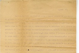 [Carta] [entre 1923 y 1928] agosto 22, Santiago, Chile [a] Juan Guzmán Cruchaga  [manuscrito] Marta Brunet.