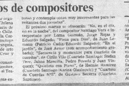 Celebran 50 años de compositores Celebran 50 años de compositores
