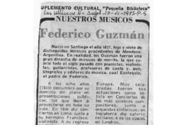 Federico Guzman Nuestros músicos.