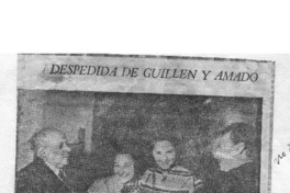 Despedida de Guillén y Amado Despedida de Guillén y Amado