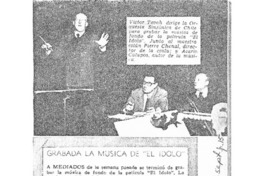 Grabada la música de "El Idolo" Grabada la música de "El Idolo"
