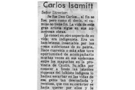 Carlos Isamitt Carlos Isamitt