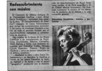 Redescubrimiento con música Redescubrimiento con música