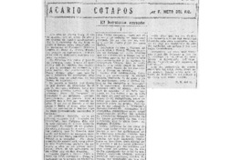 El hermano errante Acario Cotapos El hermano errante Acario Cotapos