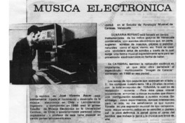 Música electrónica Música electrónica