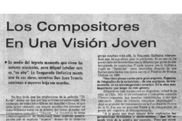 Los compositores en una visión joven Los compositores en una visión joven