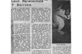 Laúd Renacentista y Barroco Laúd Renacentista y Barroco