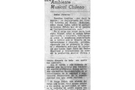 Ambiente Musical Chileno Ambiente Musical Chileno