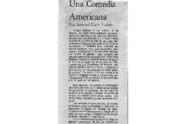 Una Comedia Americana Una Comedia Americana