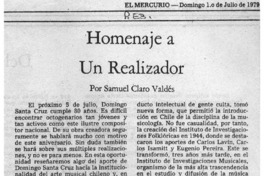Homenaje a un realizador Homenaje a un realizador