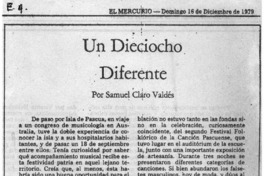 Un Dieciocho Diferente Un Dieciocho Diferente