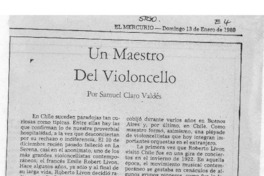 Un maestro del violoncello Un maestro del violoncello