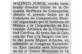 Wilfred Junge Wilfred Junge