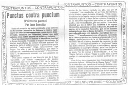 Punctus contra punctum (segunda parte) Contrapuntos Punctus contra punctum (segunda parte) Contrapuntos