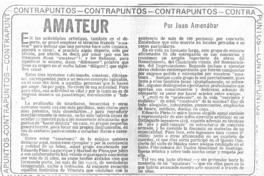 Amateur Contrapuntos Amateur Contrapuntos