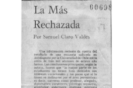 La más rechazada La más rechazada