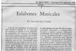 Eslabones musicales Eslabones musicales