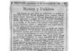 Música y folklore Crítica Musical Música y folklore Crítica Musical