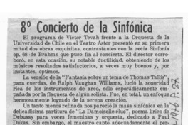 8° concierto de la Sinfónica Crítica Musical 8° concierto de la Sinfónica Crítica Musical