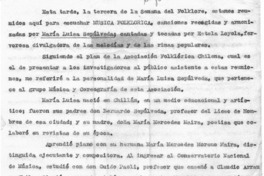 Discurso en la Semana del Folklor Discurso en la Semana del Folklor