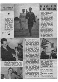 El arte hizo al pianista El arte hizo al pianista