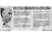 Recital de música chilena Alfonso Letelier estrena su "sonata pra 3 oboes", escrita recientemente Recital de música chilena Alfonso Letelier estrena su "sonata pra 3 oboes", escrita recientemente