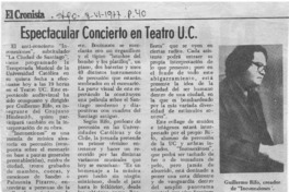 Espectacular concierto en Teatro UC Espectacular concierto en Teatro UC