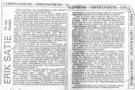 Erik Satie Contrapuntos Erik Satie Contrapuntos