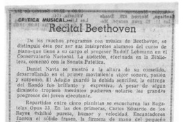 Recital Beethoven Crítica Musical Recital Beethoven Crítica Musical