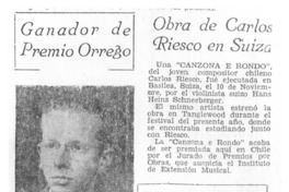 Ganador de Premio Orrego Juan Leman Cazabón Ganador de Premio Orrego Juan Leman Cazabón