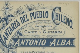 La hada vals [para canto y guitarra] [música] arreglada por A. Alba.