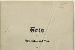 Trío violín [música] : Carmela Mackenna.