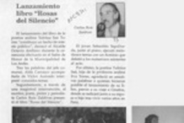Lanzamiento libro "Rosas del silencio"  [artículo] Carlos Ruiz Zaldívar.