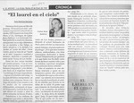 "El laurel en el cielo"  [artículo] Pedro Mardones Barrientos.