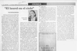 "El laurel en el cielo"  [artículo] Pedro Mardones Barrientos.