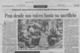Prat desde sus raíces hasta su sacrificio  [artículo] R. V.
