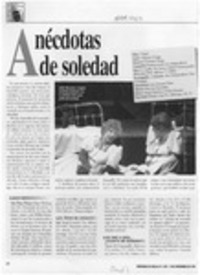 Anécdotas de soledad  [artículo] Italo Passalacqua C.