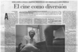 El cine como diversión El cine como diversión