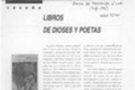 Libros de dioses y poetas  [artículo] E. A.