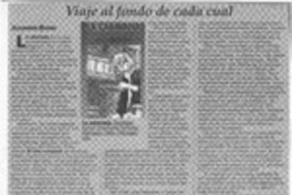 Viaje al fondo de cada cual Viaje al fondo de cada cual