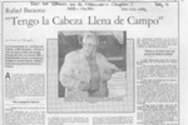 "Tengo la cabeza llena de campo" 8entrevista) "Tengo la cabeza llena de campo" 8entrevista)