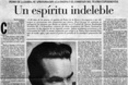 Un espíritu indeleble