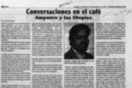 Conversaciones en el café  [artículo] Carlos E. Kayser.