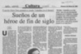 Sueños de un héroe de fin de siglo Sueños de un héroe de fin de siglo